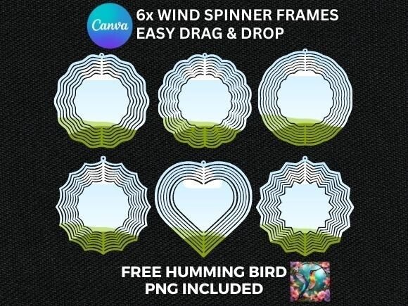 Download Drag and Drop Windspinner Canva Frames - Drag and drop Collection