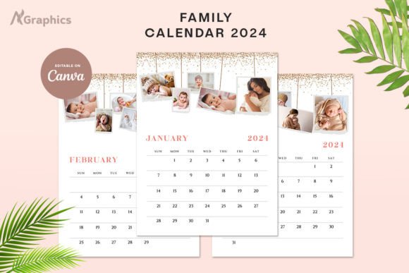 Download 2024 Editable Photo Calendar Template - Photo calendar Collection