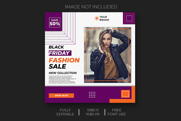 Download Black Friday Fashion Sale Instagram Post - Black friday fashion Collection