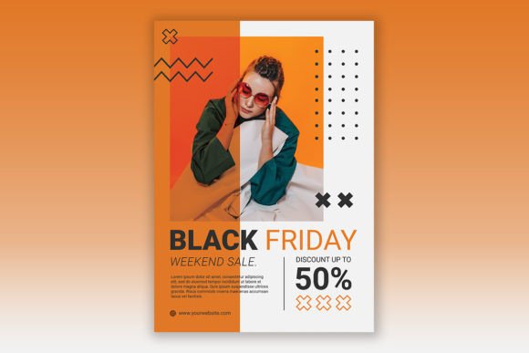 Download Fashion Flyer A4 - Black Friday Fashion - Black friday fashion Collection