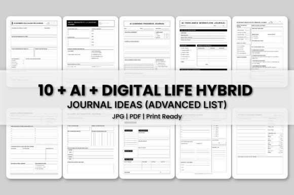 Download AI Logbook Bundle KDP Interior - Premium Resources