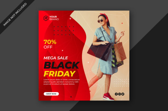 Download Black Friday Fashion Instagram Banner - Black friday fashion Collection